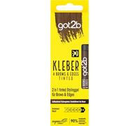 GOT2B Colla 2 in 1, 4 Brows&Edges Tinted Biondo scuro fino a marrone (16 ml), Tinted 2 in 1, mascara per sopracciglia e capelli con pratico pennello per acconciatura e fissaggio dei capelli del