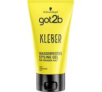 got2b Gel adesivo per capelli, tenuta 6 (150 ml), gel per styling impermeabile per una presa forte, duro come il calcestruzzo fino al successivo lavaggio, per punte verticali e look riccio