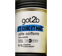 Got2B Pasta per capelli “Got 2B et chic et mat", 100 ml, 1 pezzo