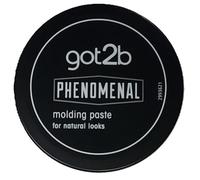 Schwarzkopf got2b PhenoMENal Moulding, vegano, tenuta senza paura, senza appiccicosità, finitura naturale, senza silicone, pasta per capelli, 100 ml
