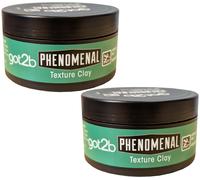 got2b Phenomenal Texture Clay 2 x 100ml Gel Crema Matt Vegan, media tenuta