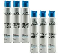 Got2b Spiaggia Opaco 6 X 200ml Spray Capelli - Texturieren - Matt-Effekt -