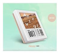 GOT7 - [FLIGHT LOG:ARRIVAL] Album NEVER VERSION CD+Clear Album Cover+PhotoBook Set(3ea)+4p Card SEALED