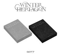 GOT7 [WINTER HEPTAGON] Album 2 Ver SET/2 CD+2 Libro+6 Card+2 Poster+2 Foto+RE...