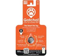 Gotcha Smart Pet ID Tag per Animali Domestici, Si Attacca Facilmente a collari e pettorine per Cani e Gatti