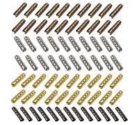Gotetiso 200 Pezzi Punte per Lacci in Lega Testa Punte Ferma Lacci Scarpe Lacci Elastici Fermagli Fibbie in Metallo Fibbie per Lacci Delle Scarpe Puntali in Metallo per Scarpe Riparazione