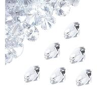 Gotetiso Diamanti Decorativi 30 Pezzi Diamanti in Vetro Brillanti da 20 mm Trasparente Diamante Artificiale Diamante Cristallo Pietre Trasparenti in Vetro Fermacarte Decorazioni Matrimoni