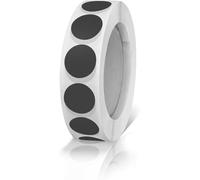 GOTFUN 2 Volumi 13 mm Etichette Adesive, Bollini Adesivi Rotondi, Bollini Adesivi Colorati Bianco e Nero, Etichette Adesive Scrivibili Multiuso per Ufficio, Negozio, Casa e Aula, 2000 Pezzi