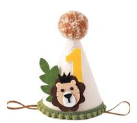 GotGala Corona per primo compleanno safari nella giungla per ragazzi, cappello per primo compleanno, decorazione per un compleanno selvaggio, decorazione per il primo compleanno safari