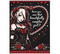 Goth Aesthetic Notepad - Have You Seen That Beautifully Complex Girl: A Gothic Lined Notebook for Teens and Young Adults