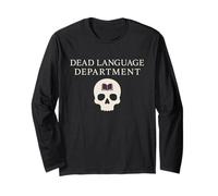 Goth Book Lover Dark Academia Witchy Bookish Occulto Letterario Maglia a Manica