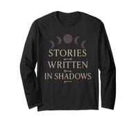 Goth Book Lover Dark Academia Witchy Bookish Occulto Letterario Maglia a Manica