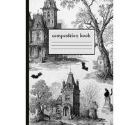 Goth Composition Notebook: Wide Ruled Journal Notebook, Use for School, Work, Ideas, Writing, Gothic Witchy Scary Designs in Interior