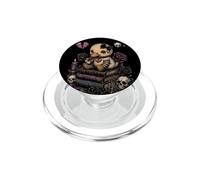 Goth Duck Carino Spooky Dark Estetica Cuore spezzato PopSockets PopGrip per MagSafe