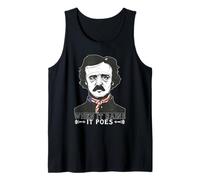 Goth Edgar Allan Poe Letterario Divertente Quando piove Si poes Canotta