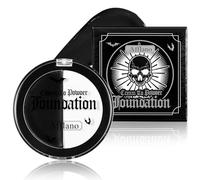 Goth Face Paint Black White Foundation, Halloween Trucco Bianco Nero Colore del Viso Semiopaco, FX Theater Bianco Nero Colore del Corpo Copertura Completa Lunga Durata, Vampiro Clown Ghost Face Zombie