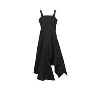 WEITING Goth Fashion Abito in Stile Coreano Streetwear Donna Estate Vestito Estivo Punk Gotico Rock Harajuku Abito Midi Party-Nero,L