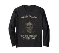 Goth Gardener Witchy Garden Skull Plant Moody Dark Estetic Maglia a Manica