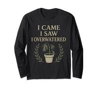 Goth Gardener Witchy Garden Skull Plant Moody Dark Estetic Maglia a Manica