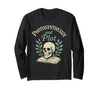 Goth Gardener Witchy Garden Skull Plant Moody Dark Estetic Maglia a Manica