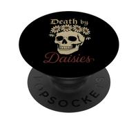 Goth Gardener Witchy Garden Skull Plant Moody Dark Estetic PopSockets PopGrip Adesivo