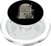 Goth Gardener Witchy Garden Skull Plant Moody Dark Estetic PopSockets PopGrip per MagSafe