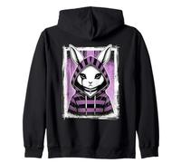 Goth Girl Cute E-Girl Donne Gotico Coniglietto Goth Girls Outfit Felpa con Cappuccio