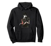 Goth Girl Dancing Geometrico Astratto Art Cut out Felpa con Cappuccio