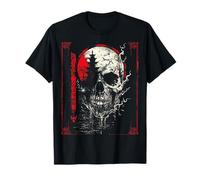 Goth Gothic Skull Tattoo Art Horror Morte Macabro Maglietta