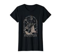 Goth Grim Reaper Camicia Angelo della Morte Falce Halloween Maglietta con Stampa Grafica Economica