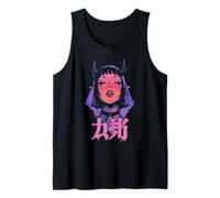 Goth Grunge Demone Anime Ragazza Waifu Horror Alt Estetica Canotta