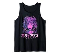 Goth Grunge Demone Anime Ragazza Waifu Horror Alt Estetica Canotta