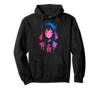 Goth Grunge Demone Anime Ragazza Waifu Horror Alt Estetica Felpa con Cappuccio