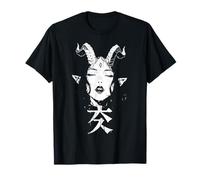 Goth Grunge Demone Anime Ragazza Waifu Horror Alt Estetica Maglietta