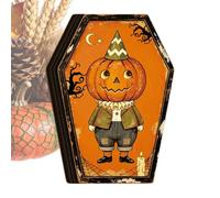 Goth Home Decor | Coffin Shape Vintage Spooky Board Table Centerpiece