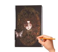 Goth Journal, Notebook gotico | Gothic Diary Coloring Page Illustration Handbook,Note a Vintage per donne Goth Journal, forniture per ufficio scolastico, blocco note di Halloween, 256 pagine