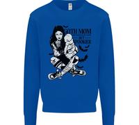 Goth Mum Come Un Normale Ma Più Spaventoso Gothic Uomo Felpa Maglione