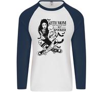 Goth Mum Like A Regolare But Spookier Gotico Uomo L/S Baseball T-Shirt