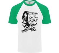 Goth Mum Like A Regolare But Spookier Gotico Uomo S/S Baseball T-Shirt