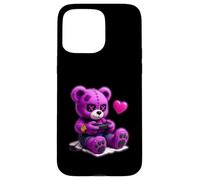 Goth Pastel Carino Creepy Kawaii Gamer Teddy Bear Gaming Custodia per iPhone 15 Pro Max