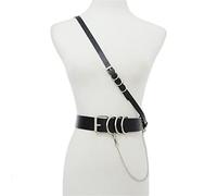 Goth Petto Catena Cintura Punk for Il Tempo Libero con Tracolla e Catena per Donne e Ragazze