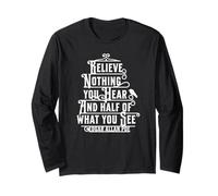 Goth Raven Edgar Allen Poe Citazioni Poesia storica Maglia a Manica