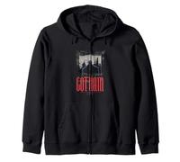 Gotham City Batman Arte Grafica Felpa con Cappuccio