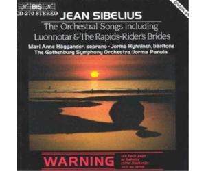 Gothenburg Sojarvi Orchestral Songs, The (Panula, Goteborgs Symfoniker) (CD)