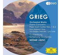 Gothenburg Symphony Orchestra Neeme Jrvi - Grieg: Orchestral Works - Piano Concerto; Peer Gynt Suites Nos.1 & 2; From Holberg's Time; Two Elegiac Melodies; Lyric Suite