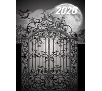 Gothic Aesthetic Compact A6 Week To View 2026 Diary: Architecture Slimline Weekly Planner