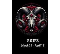 GOTHIC ARIES ASTROLOGICAL SIGN HOROSCOPE NOTEBOOK IDEAS BOOK UNUSUAL UNIQUE GIFT