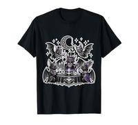 Gothic Bat Party Cute Vampire Bats Purple Moon Stars Maglietta