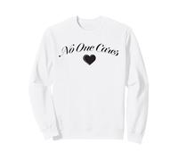 Gothic Black Heart Minimalist Valentine Aesthetic Felpa