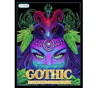Gothic Black Paper Coloring Book: Dark Elegance, Ornate Architecture, and Mysterious Fantasy Designs